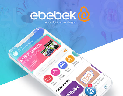Ebebek iOS App Design