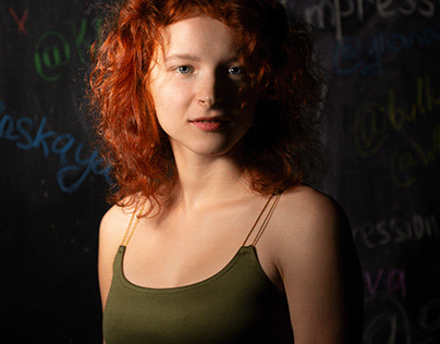 Random model #9. Redhead girl.