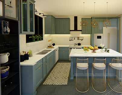 Kitchen Design In pastels!