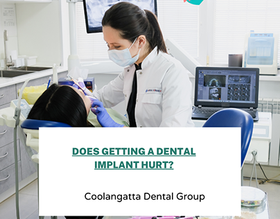 Does getting a dental implant hurt?