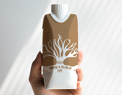 Дизайн упаковки растительной молочной продукции