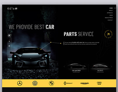 Car Automobile shop website