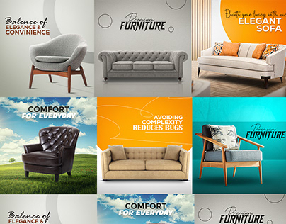 Social Media Furniture Ads | Poster Design