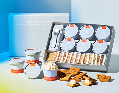 PRESS BUTTER SAND - Butter Sweet Packaging Design