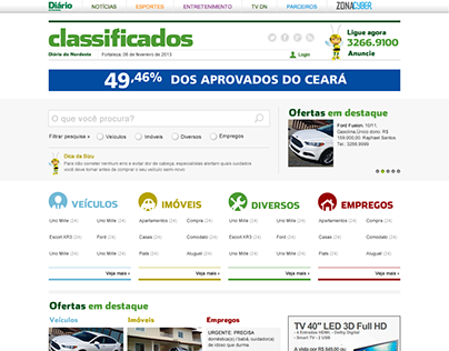 Classificados - Diário do Nordeste (2013)