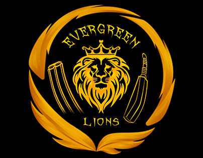 Evergreen lions sports club logo