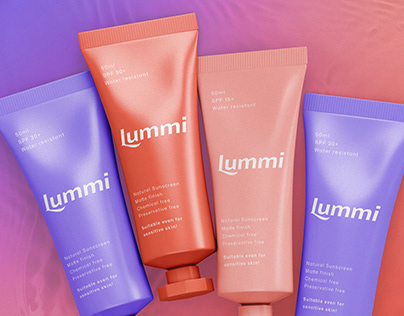 LUMMI ❘ Logo design for sunscreen