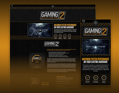 Gaming Accelerator 2 + PC Security Website Pages (2018)