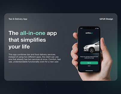 Taxi & Delivery App | OntheGo