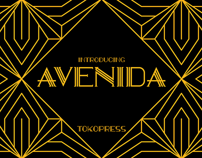 AVENIDA – Art Deco Font