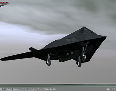Lockheed F-117 Nighthawk Stealth Attack Aircraft