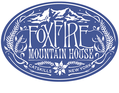 Foxfire Mountain House Luggage Patch Logo