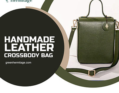 handmade leather crossbody bag
