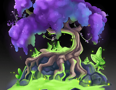 Tree Art Concepts/ Concept for a casual game