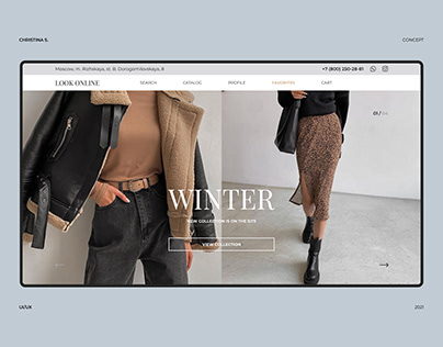 Clothing Store Concept - UI/UX Design