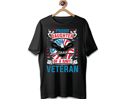 veteran t shirt design.