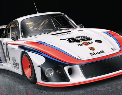 Porsche 935/78 “Moby dick” Studio Shoots SET