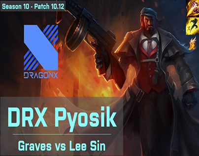 ✅ DRX Pyosik Graves JG vs Leesin - KR 10.12 ✅