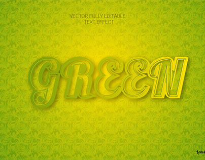 Green Gorgeous text effect