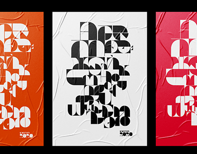 "LitArt-2021" typography exhibition posters