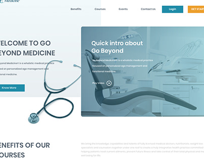 Website Design for Medical Clinic - Medical Management