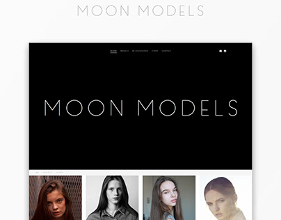 Moon Models Web Design