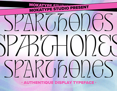 Sparthones - Authentic Display Typeface