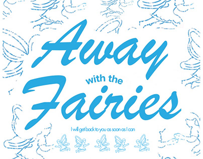 Away with the Fairies - illustration, Merch & pattern