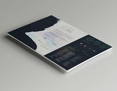 CV/Resume project - Free PSD to Download
