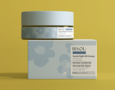Bisou BIO. Cosmetics packaging design.