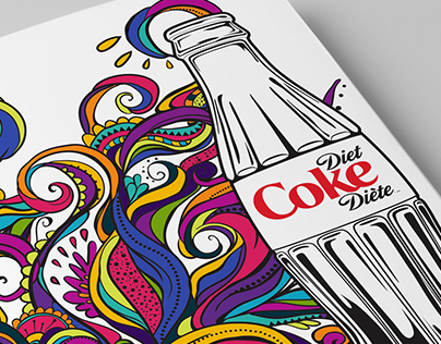 Diet Coke Colouring Book