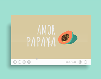 Animación Canción Amor Papaya