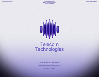 Telecom Technologies. Logo Design. Brand Identity