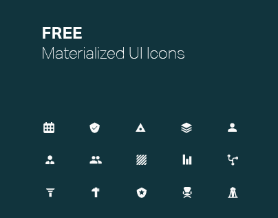 Free Materialized System Icons Open Source