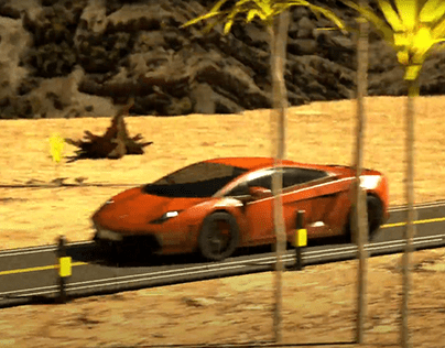Lamborghini / 3D looped animation