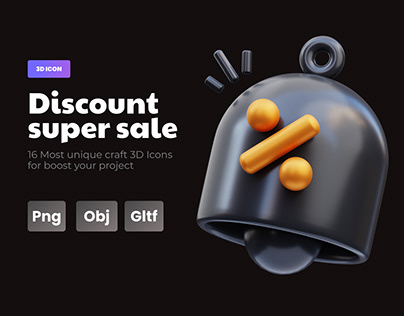 Discount Super sale 3D Icons