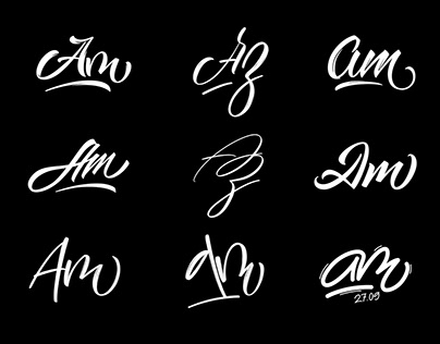 Calligraphy monogram