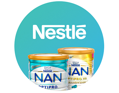 Nestle. Website concept for pediatricians