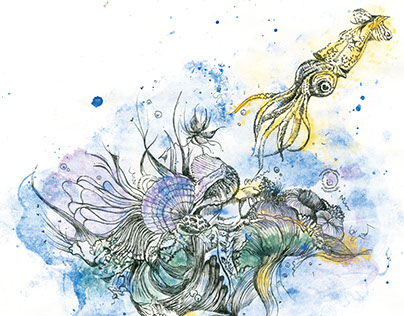 Watercolor & Ink Illustrations