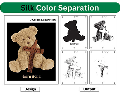 Silk Color Separation For Screen Printing