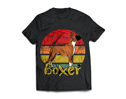 boxer t-shirt design