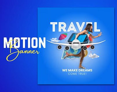Animated Travel Banner | Animation promo video