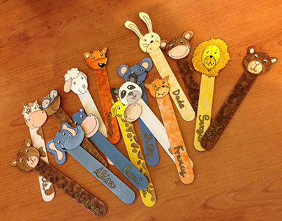 Handmade animals-bookmarks!