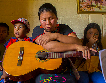 Andes,Antioquia. 2015 Comunidad indigena Embera-Chami