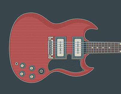 Gibson Tony Iommi SG Special Guitar Art