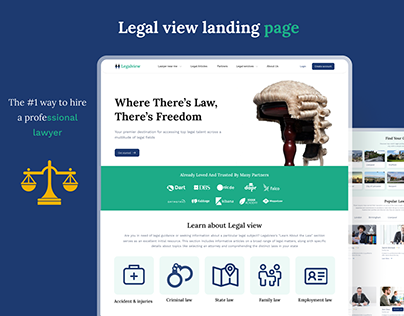 LEGAL VIEW- landing page