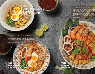 Design - Kin Kin Thai Noodles Menu