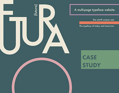 Case Study: Futura Typeface Webpage