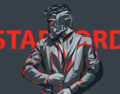 Starlord vector art