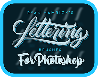 Lettering Brushes for Photoshop